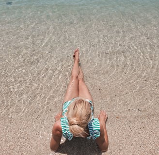 girls on the beach