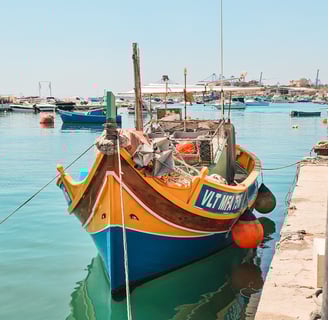 malta marsaxlokk boat