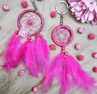 agamya pink dreamcatcher