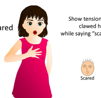 Makaton: "Scared"