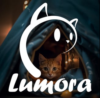 lumora logo mockup