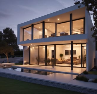 white and gray house under blue sky during daytime