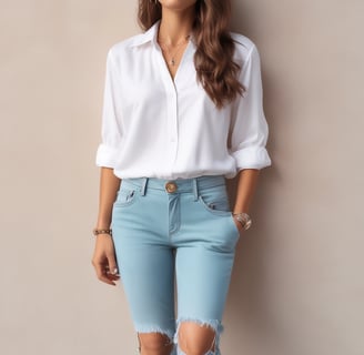 A collection of stylish accessories including a large handbag with a branded pattern, a pair of high-heeled shoes in a dark brown color, a floral scarf with vibrant colors, and a matching light pink clutch wallet. The background features a gradient of warm tones creating a fashionable and elegant display.