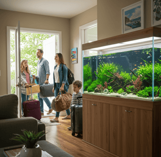 Cuidado acuario en vacaciones