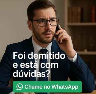 Advogado tirando dúvidas de um cliente através do telefone celular