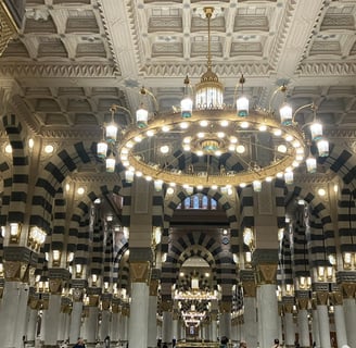 Interior of Haram in Makkah