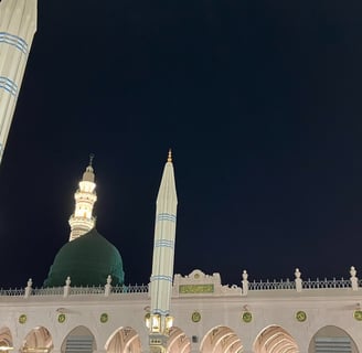 Courtyard in Haram in Medina