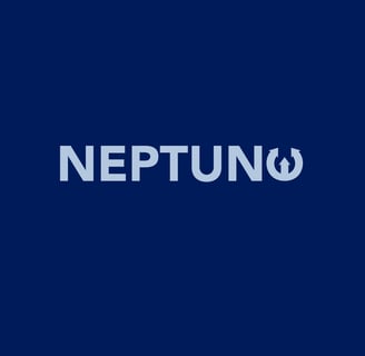 identidad corporativa logo de neptuno tienda de perfumes y cosméticos