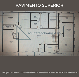 laboratório container sustentável, planta baixo do pavimento superior