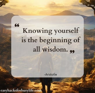 quote from Aristotle about self-awareness