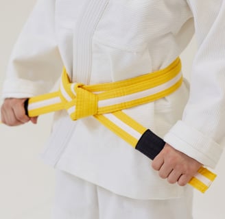 Rongzhiyue: Yellow judo belt