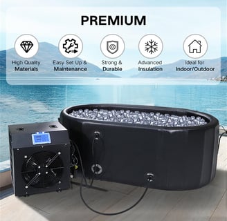 a hot tub with a large amount of water