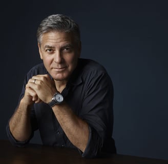 George Clooney with Omega Watch