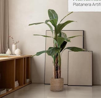 Platanera Artificial | Plantas Artificiales Decorativas | Medidas: 150 x 80 cm | Planta Artificial R