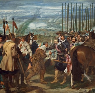 The Surrender of Breda, Diego Velázquez, 1634–1635, Museo del Prado, Madrid, Spain