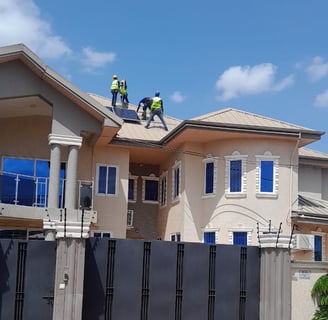 I plug cable installation of solar in Ghana
