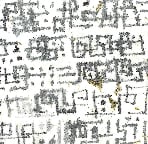 a piece of paper with asemic writing on it