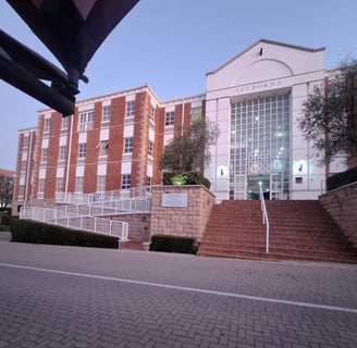 Fully completed commercial painting project, Fourways Golf Estate, Fourways