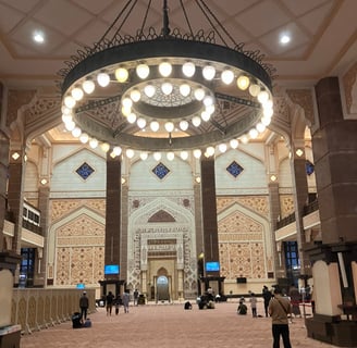 Inside Putra Mosque Putrjaya Malaysia