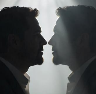 mirror man men face each other problem depression anciety suppress feeelings depressed pain