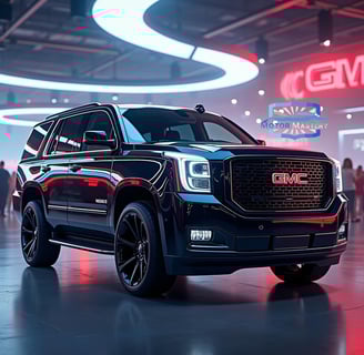 a black and red gmc gmc yukon yukon