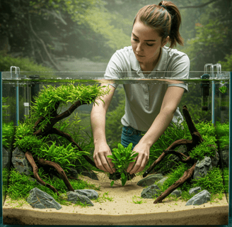 Cómo plantar acuario