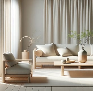 japandi style living room