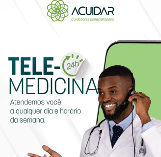 Acuidar oferece telemedicina disponível 24h por dia..