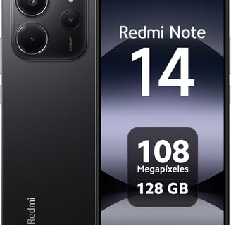 Xiaomi Redmi Note 14 Smartphone de 8+128 GB ecrã 667" AMOLED FHD+ 120Hz MediaTek Helio G99-Ultra câmara 108 MP TurboCharge