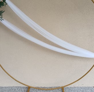drapé blanc