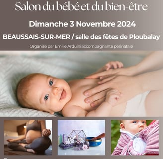 Le salon du bébé et du bien-être à Beaussais-sur-Mer le 3 novembre 2024