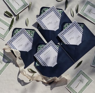 wedding suite and rsvp cards green and white tiles blue and white tiles morocco 
