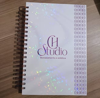 Agenda personalizada com logo