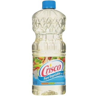 a bottle of crisco pure vegetable oil