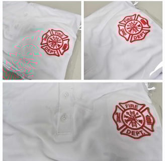 fire fighter embroidery shirts - san antonio, tx