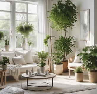 a person standing in a dark room with pictures on the wall