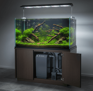 Filtración agua del acuario