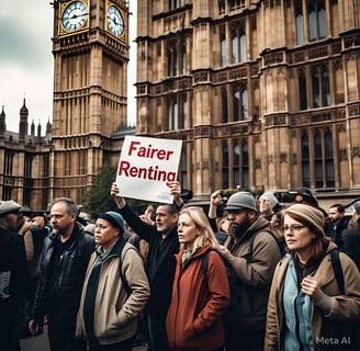 Infographic summarising key changes in the UK rental market under the Renters Reform Bill