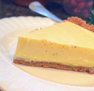 Key Lime Pie Slice