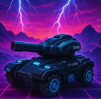 Tanque EASYTAO con truenos de fondo