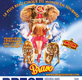 affiche Bouglione à Brest en 2016