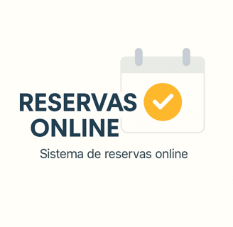 Cartel de reservas online