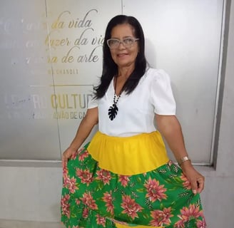 Julieta Borges, professora e monitora cultural do grupo ConViver em São Tomé