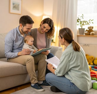conseils à des parents avec un bébé