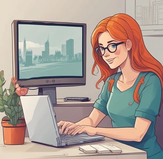 grayscale photo of person using MacBook
