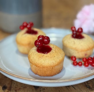 Financiers Groseille