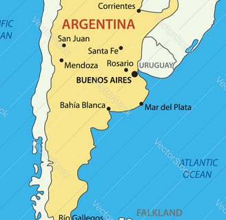 Map of Argentina