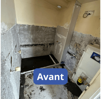 salle de bain avant travaux