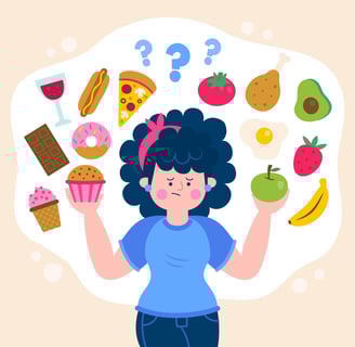alimentación y la salud mental