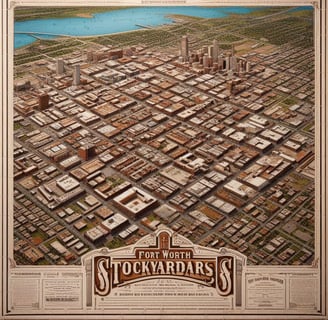 Map of Fort Worth, TX